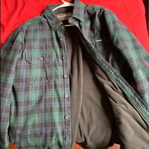 Eddie Bauer Men’s Fleece Flannel Jacket